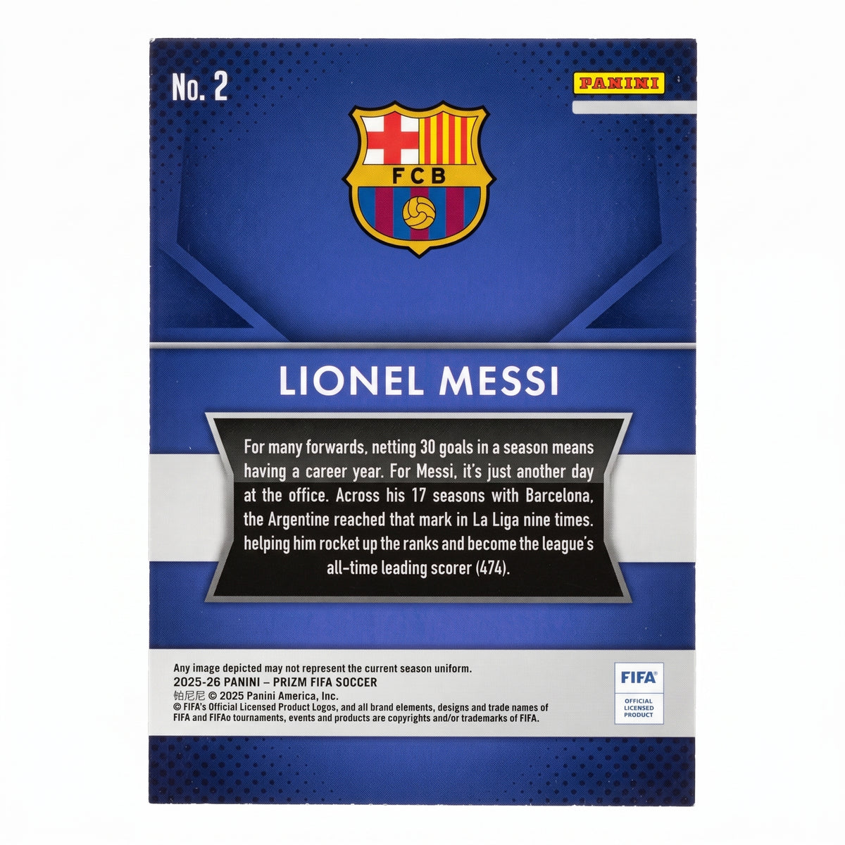 Lionel Messi | Procards | PCS-085 | foto 2