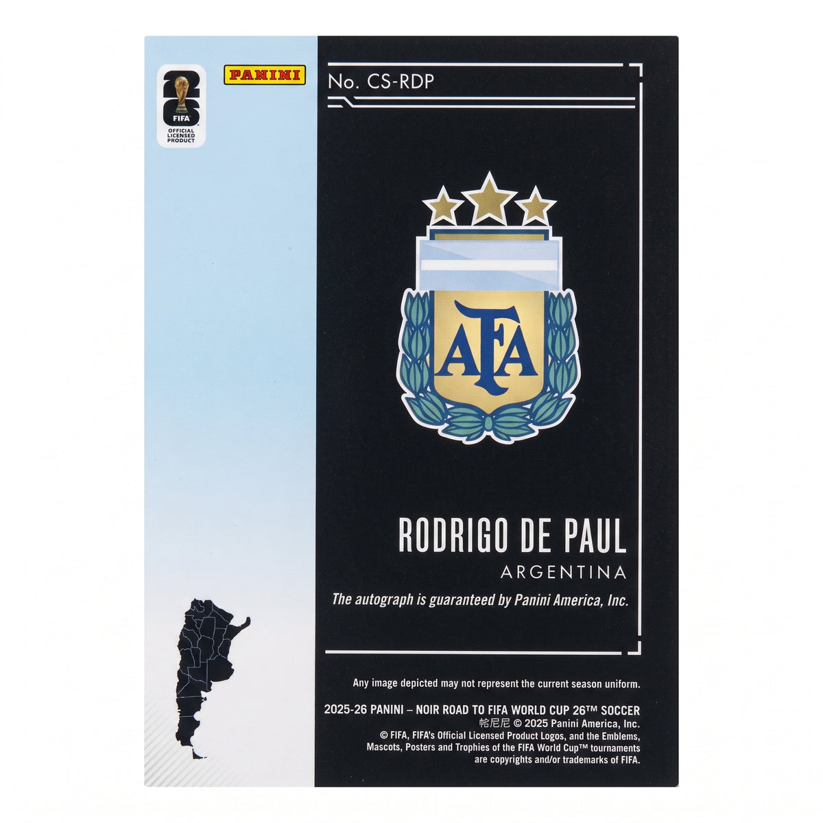 Rodrigo De Paul | Procards | PCS-101 | foto 2