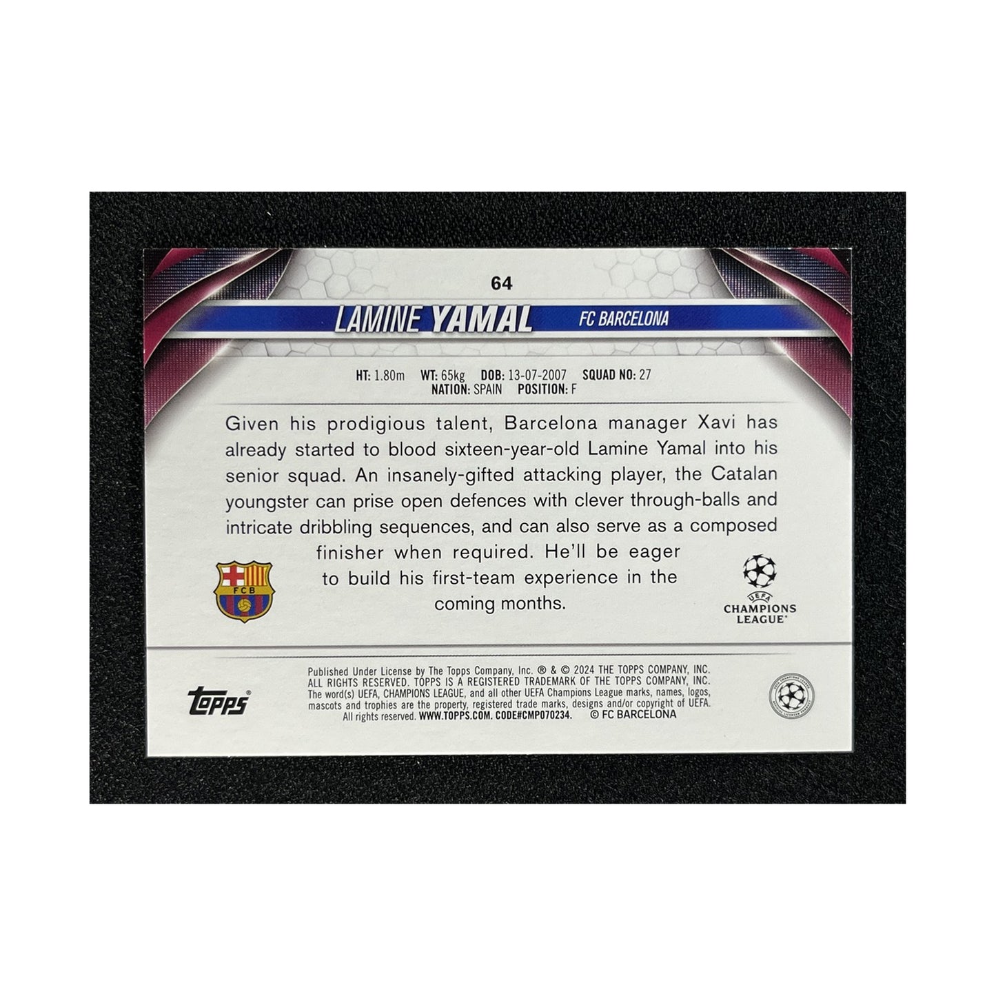 Lamine Yamal | Procards | PCS-135 | foto 2