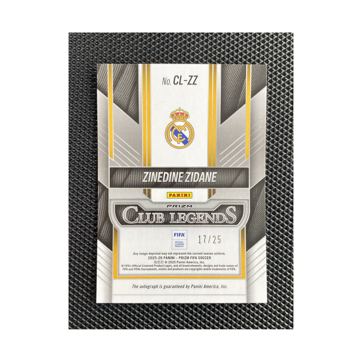 Zinedine Zidane | Procards | PCS-241 | foto 2