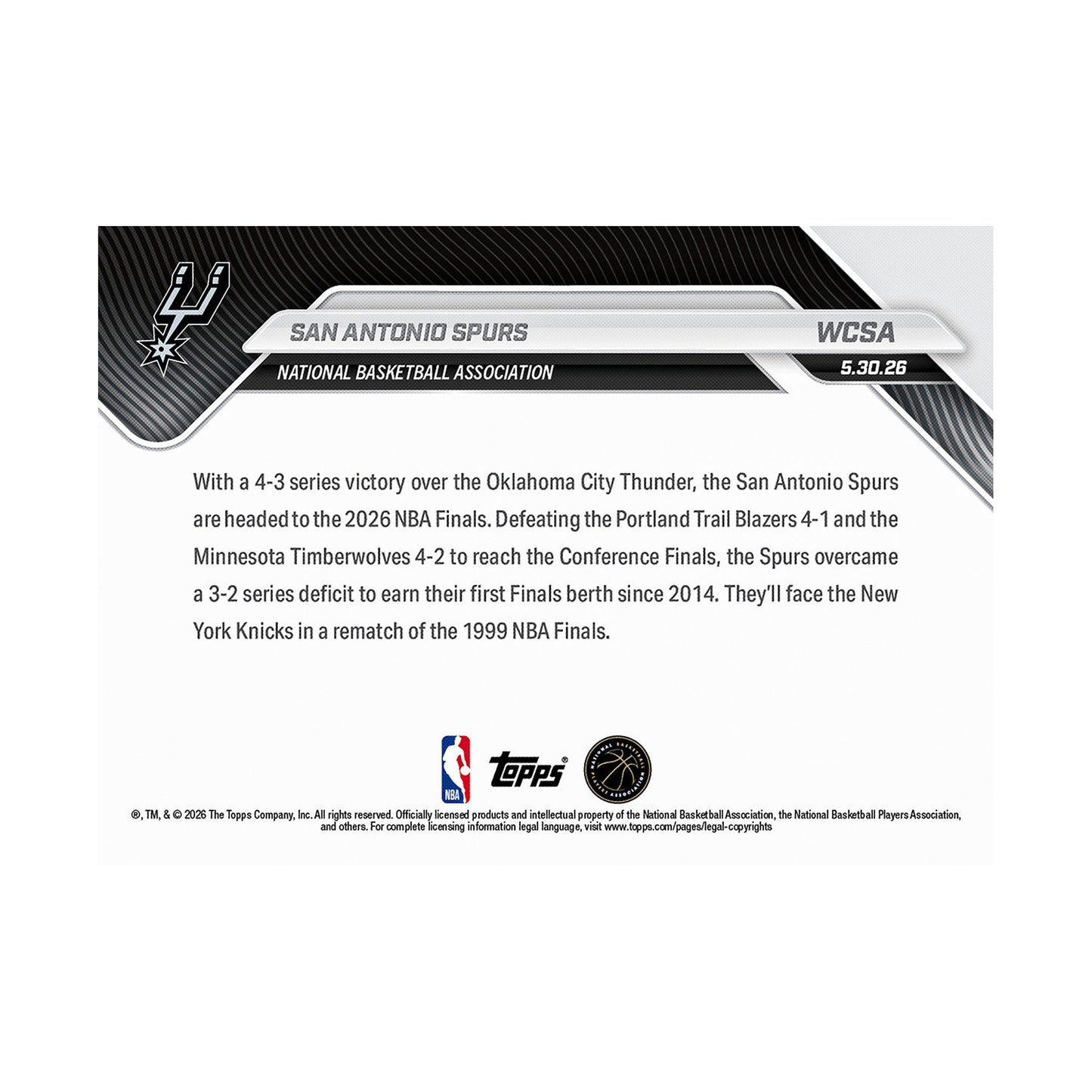 San Antonio Spurs | Procards | PCS-333 | foto 6