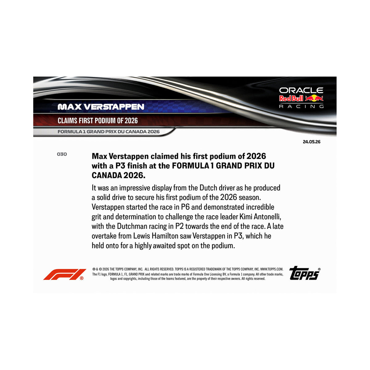 Max Verstappen | Procards | PCS-334 | foto 7