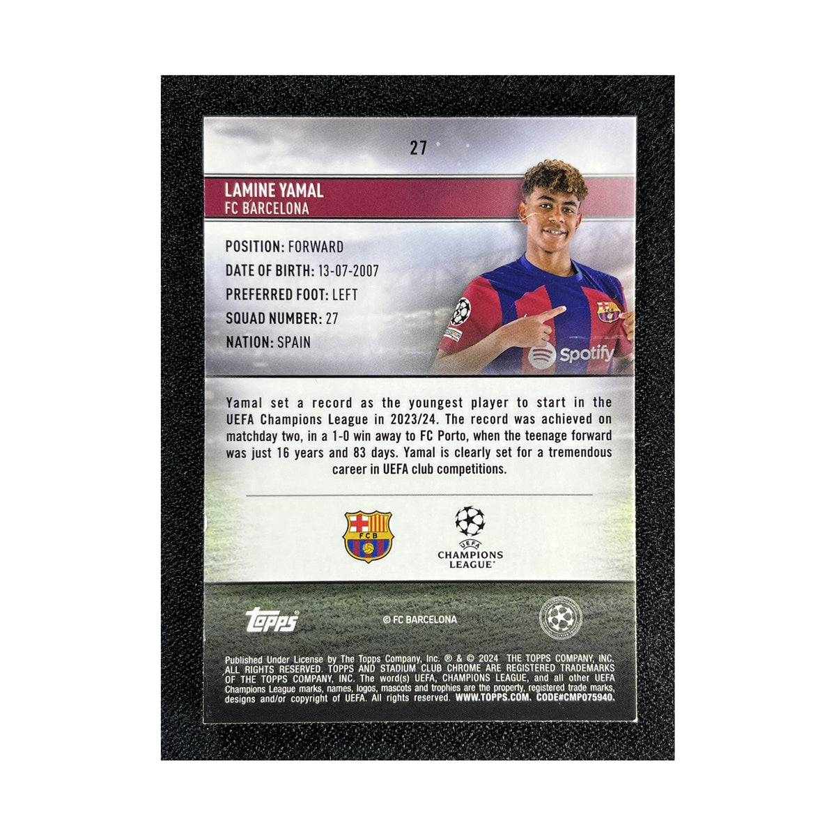 Lamine Yamal | Procards | PCS-438 | foto 2