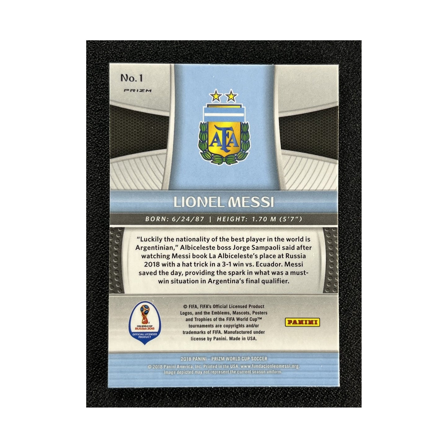 Lionel Messi | Procards | PCS-452 | foto 2