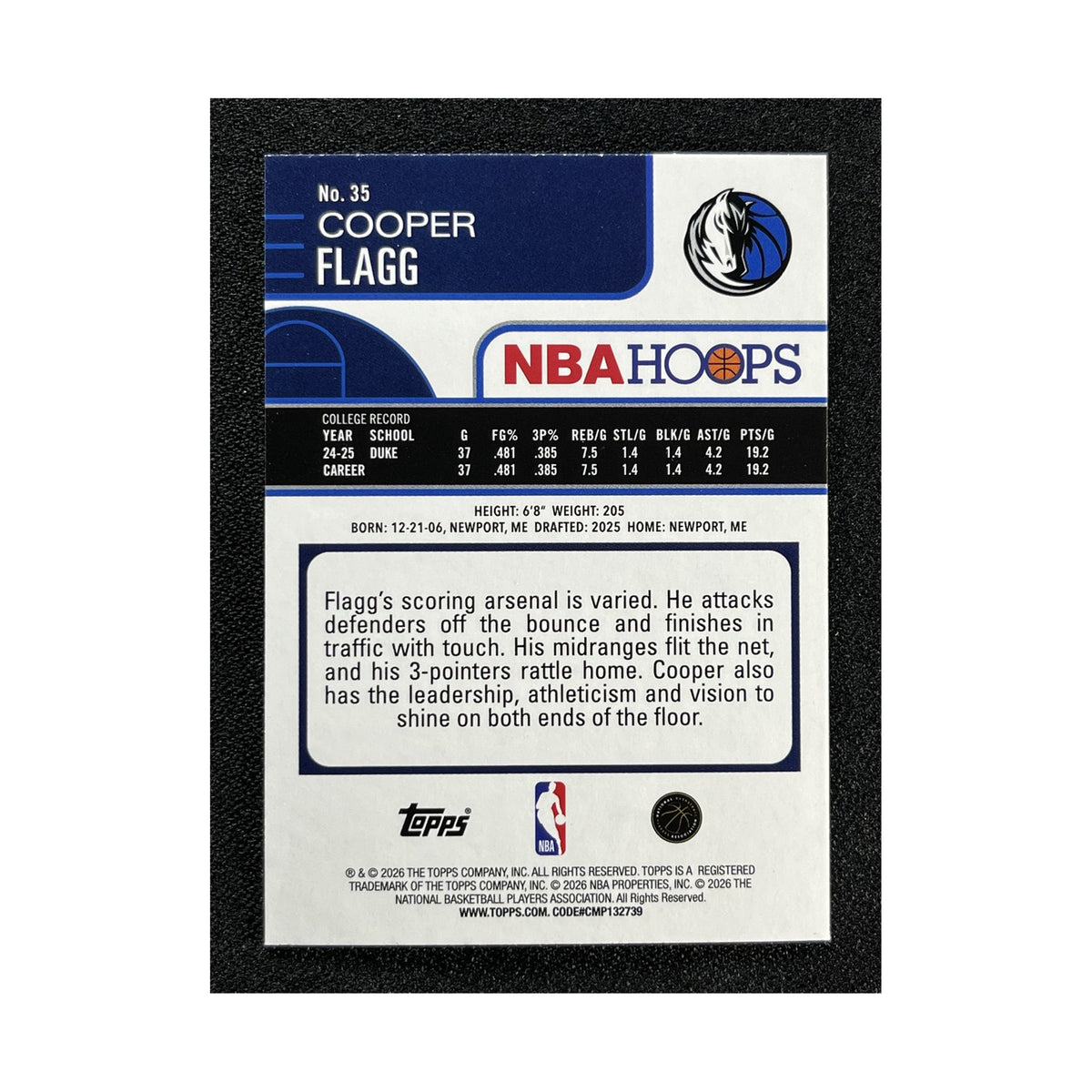 Cooper Flagg | Procards | PCS-512 | foto 2