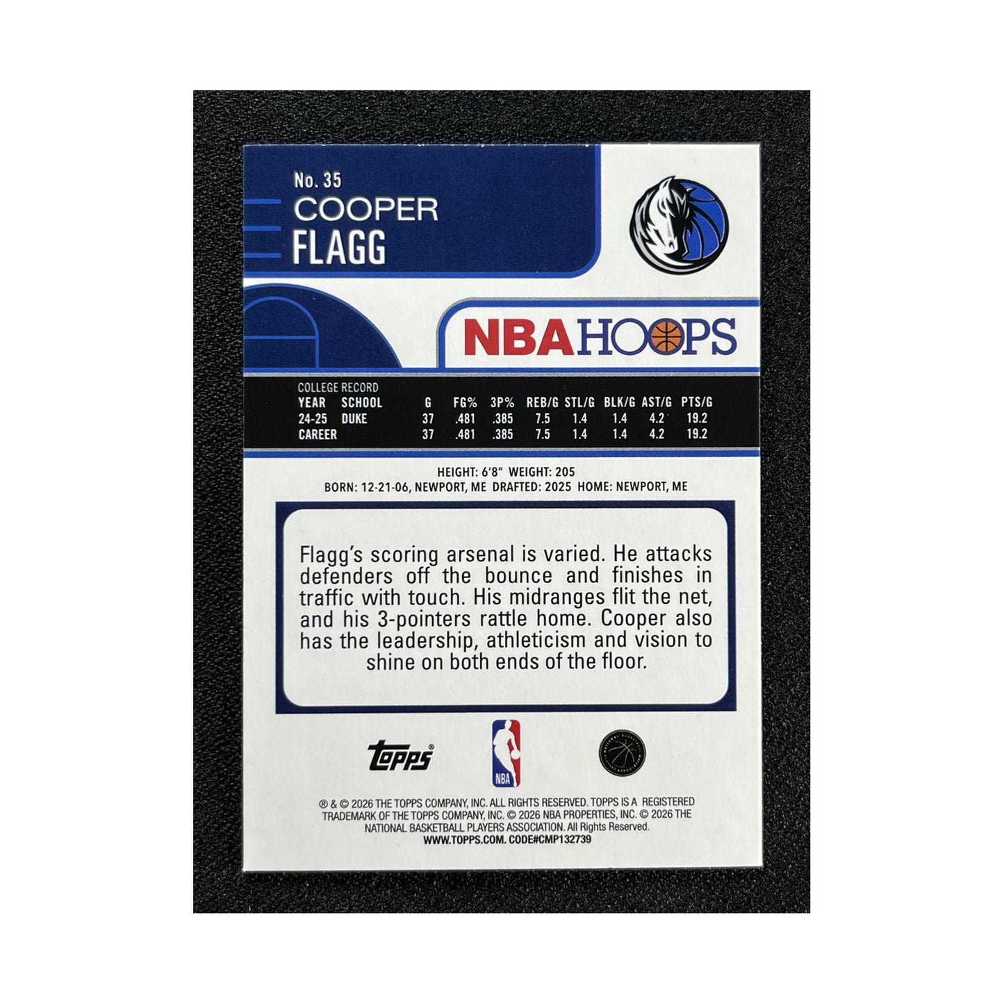 Cooper Flagg | Procards | PCS-519 | foto 2