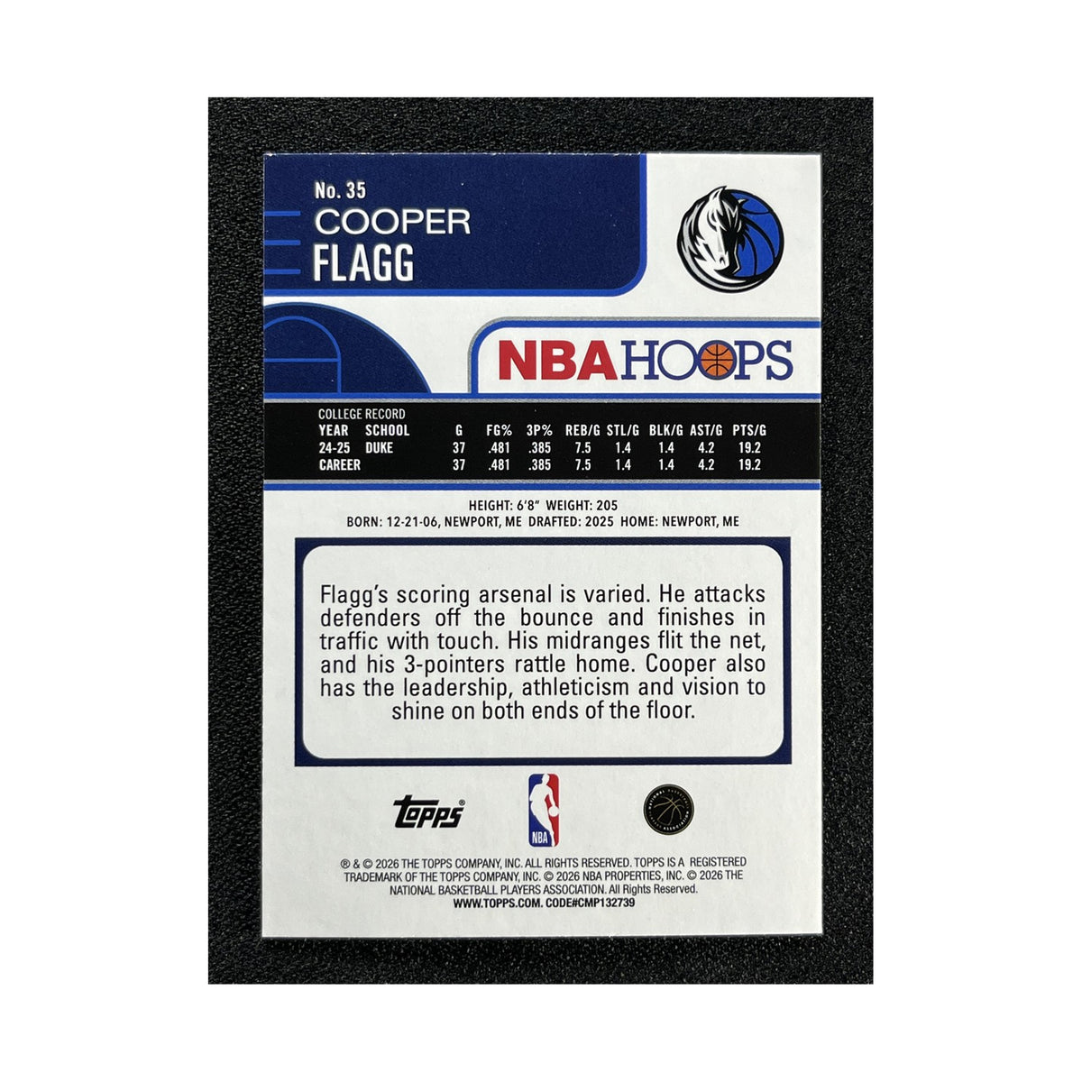 Cooper Flagg | Procards | PCS-520 | foto 2