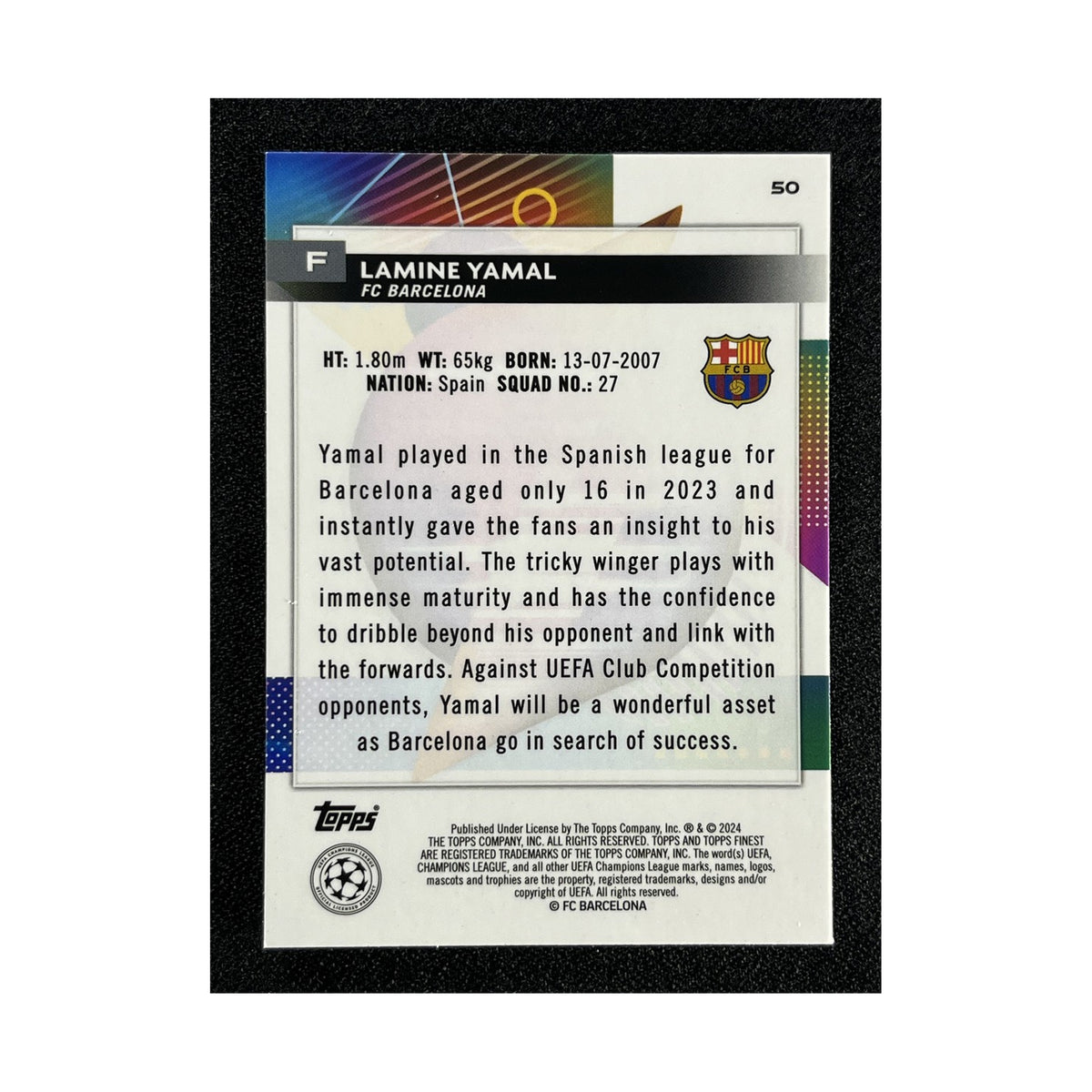 Lamine Yamal | Procards | PCS-558 | foto 2
