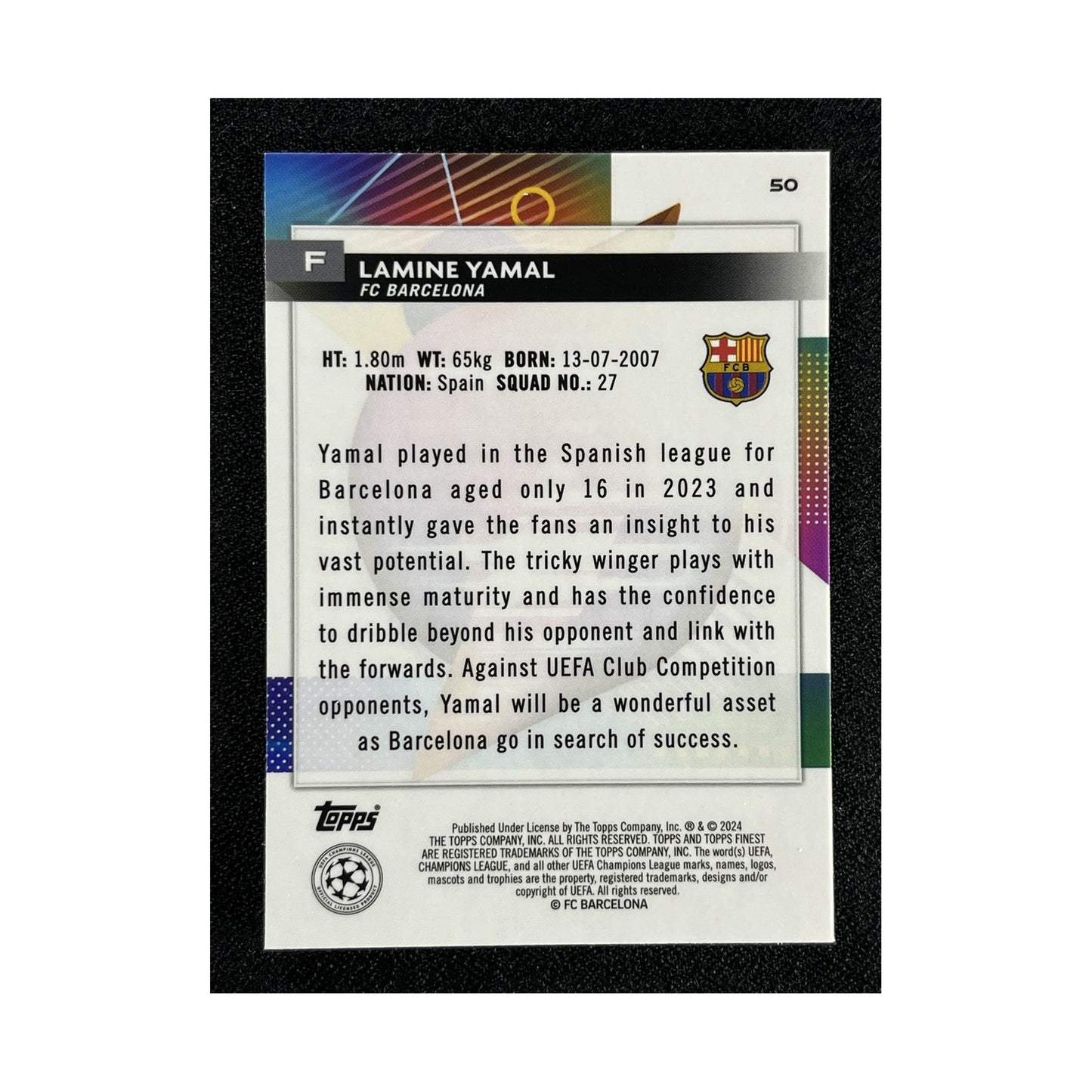 Lamine Yamal | Procards | PCS-569 | foto 2