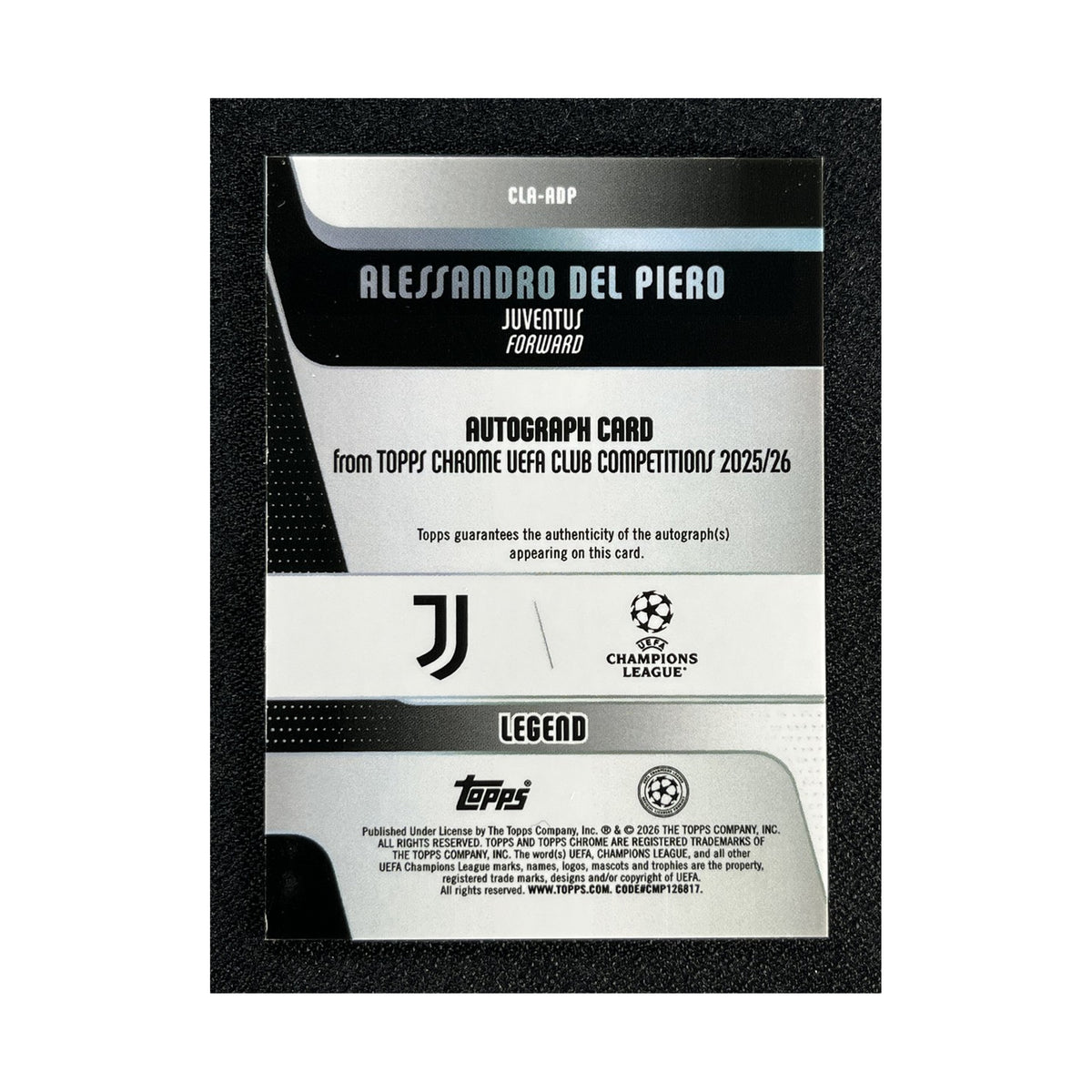 Alessandro Del Piero | Procards | PCS-576 | foto 2