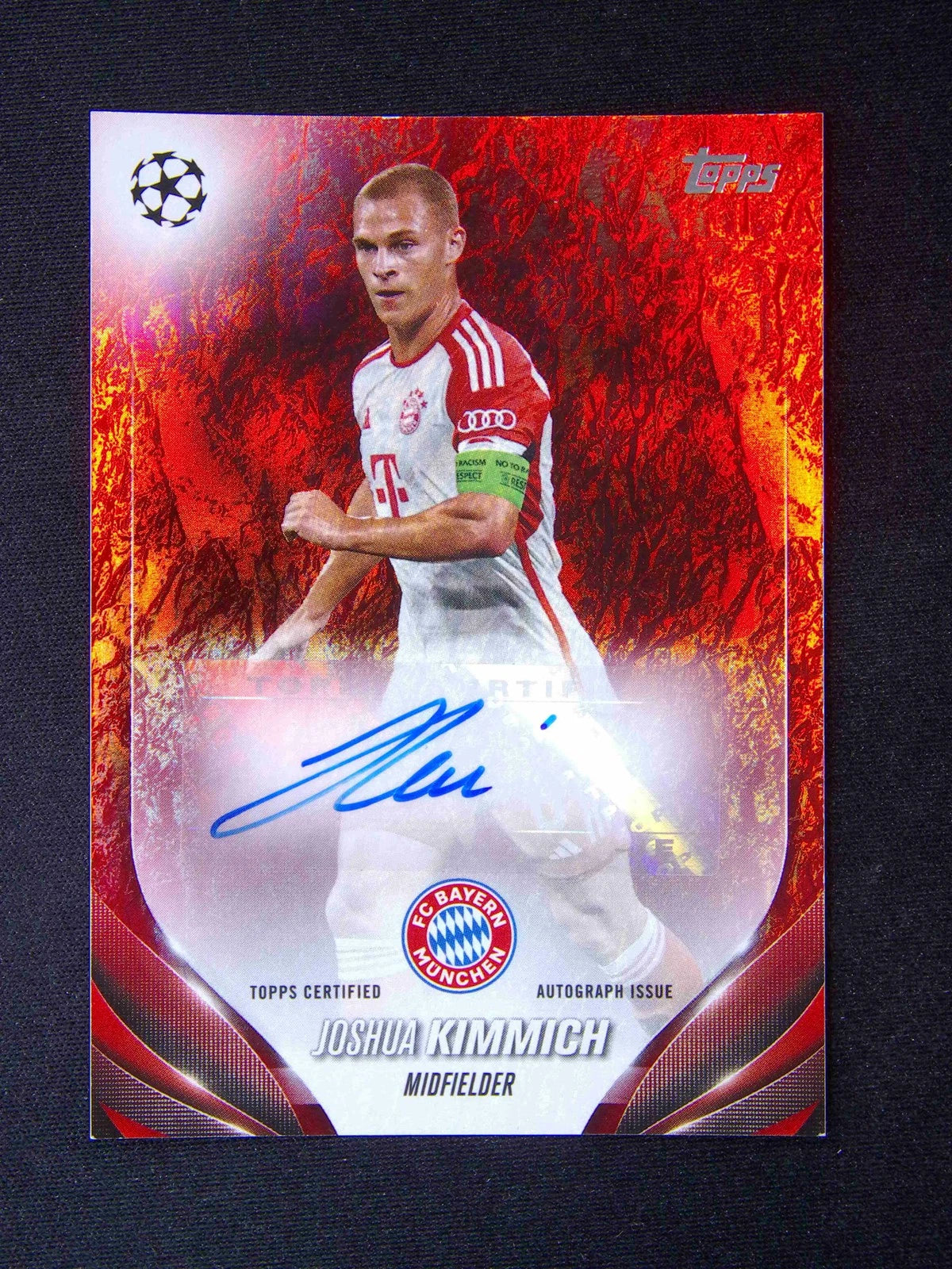 1/5 2023-24 Topps UEFA Joshua Kimmich Auto Rojo / ProCard Sport | PCS-694