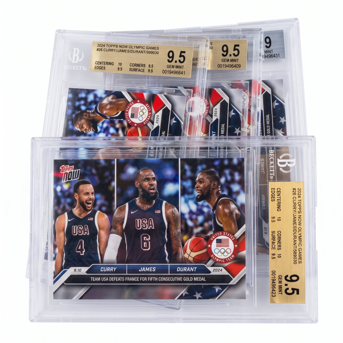 Kevin Durant, LeBron James, Stephen Curry | Procards | PCS-034 | foto 1