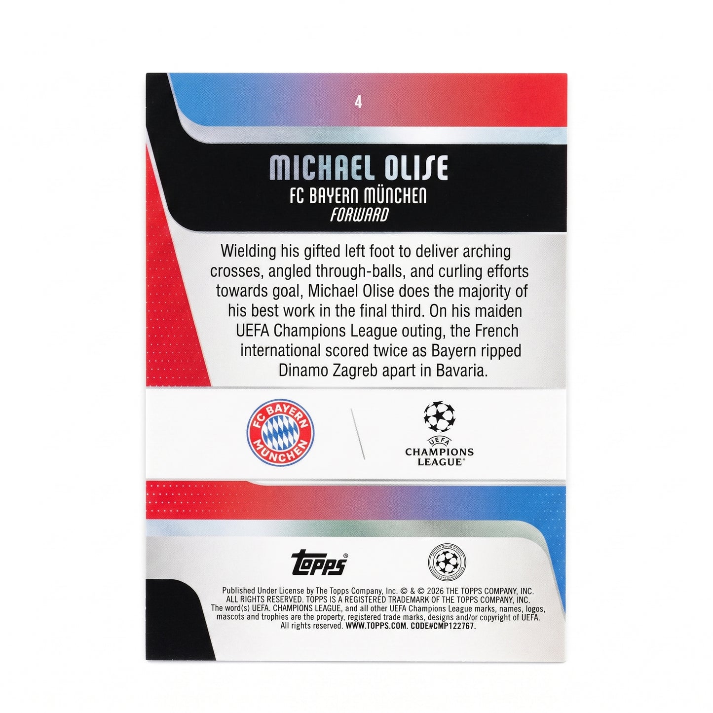 Michael Olise | Procards | PCS-061 | foto 2