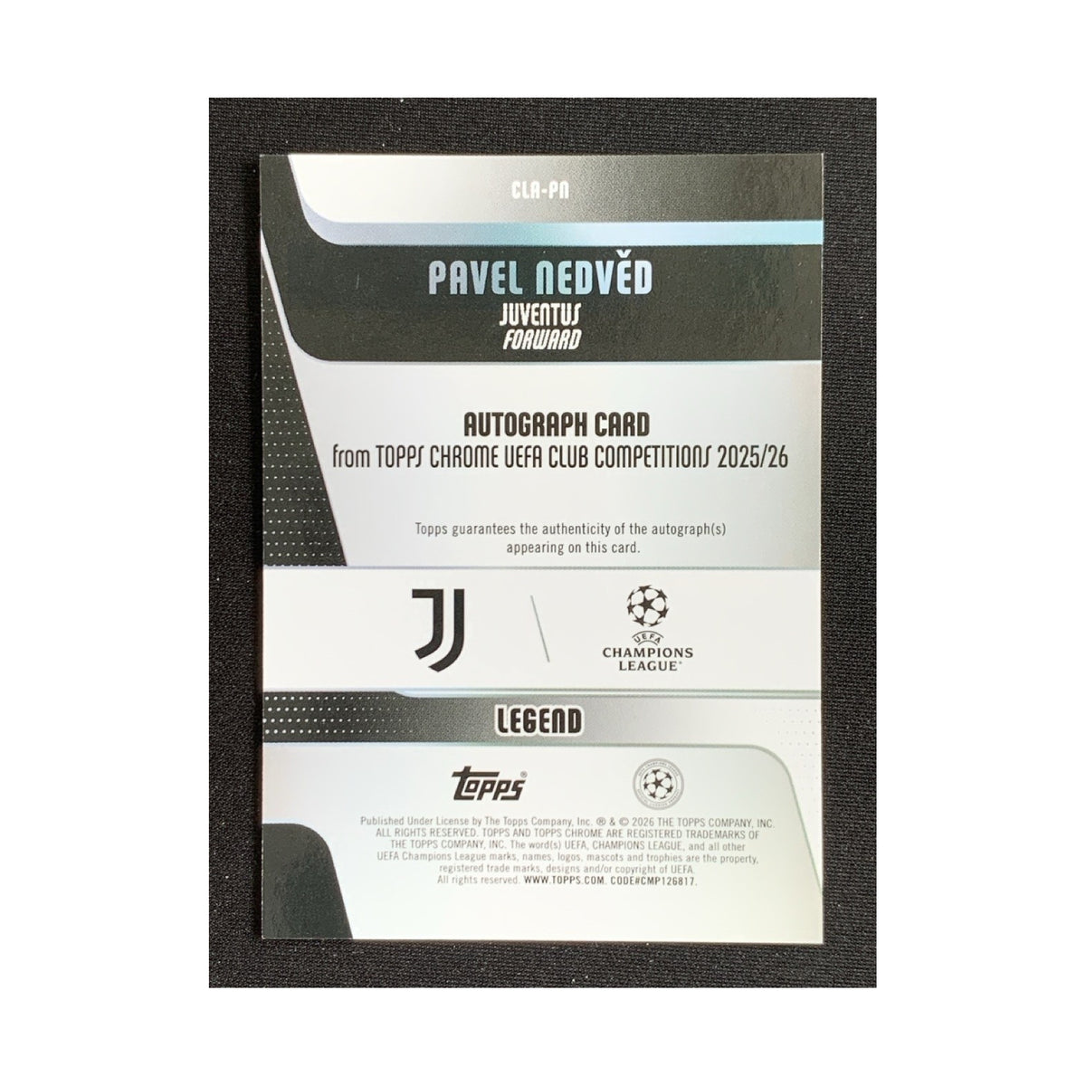 Pavel Nedvěd | Procards | PCS-077 | foto 2