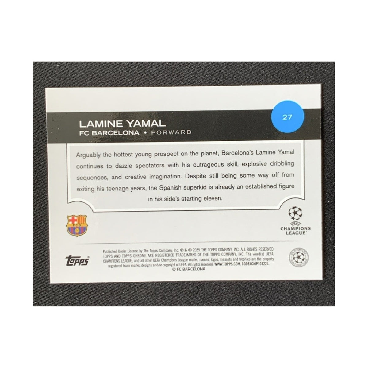 Lamine Yamal | Procards | PCS-079 | foto 2