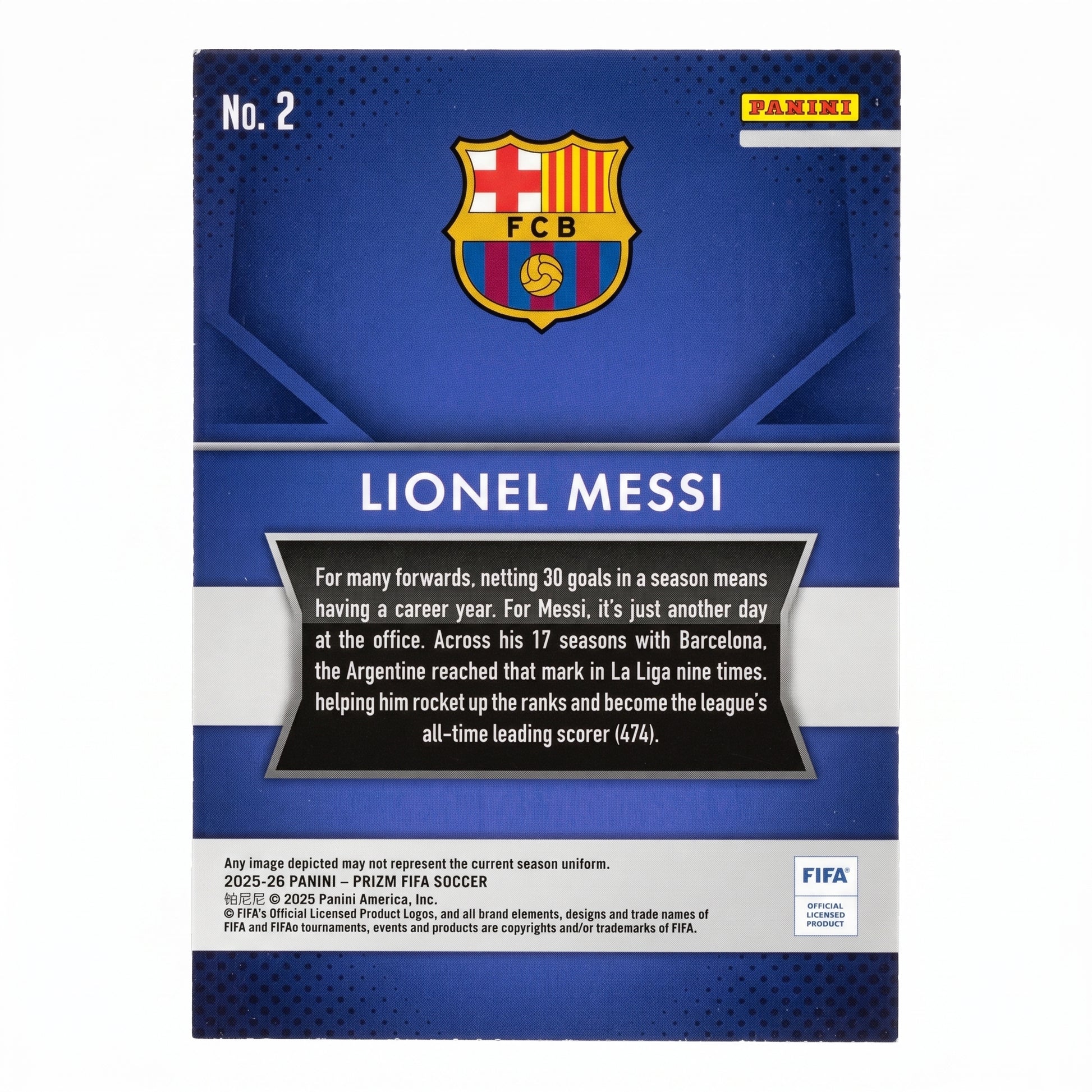 Lionel Messi | Procards | PCS-085 | foto 2