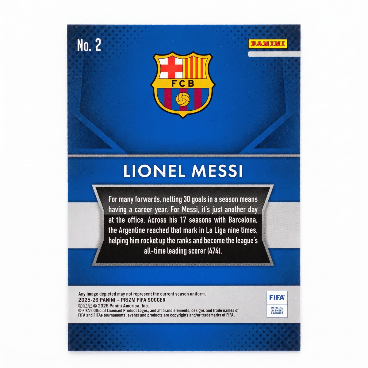 Lionel Messi | Procards | PCS-090 | foto 2