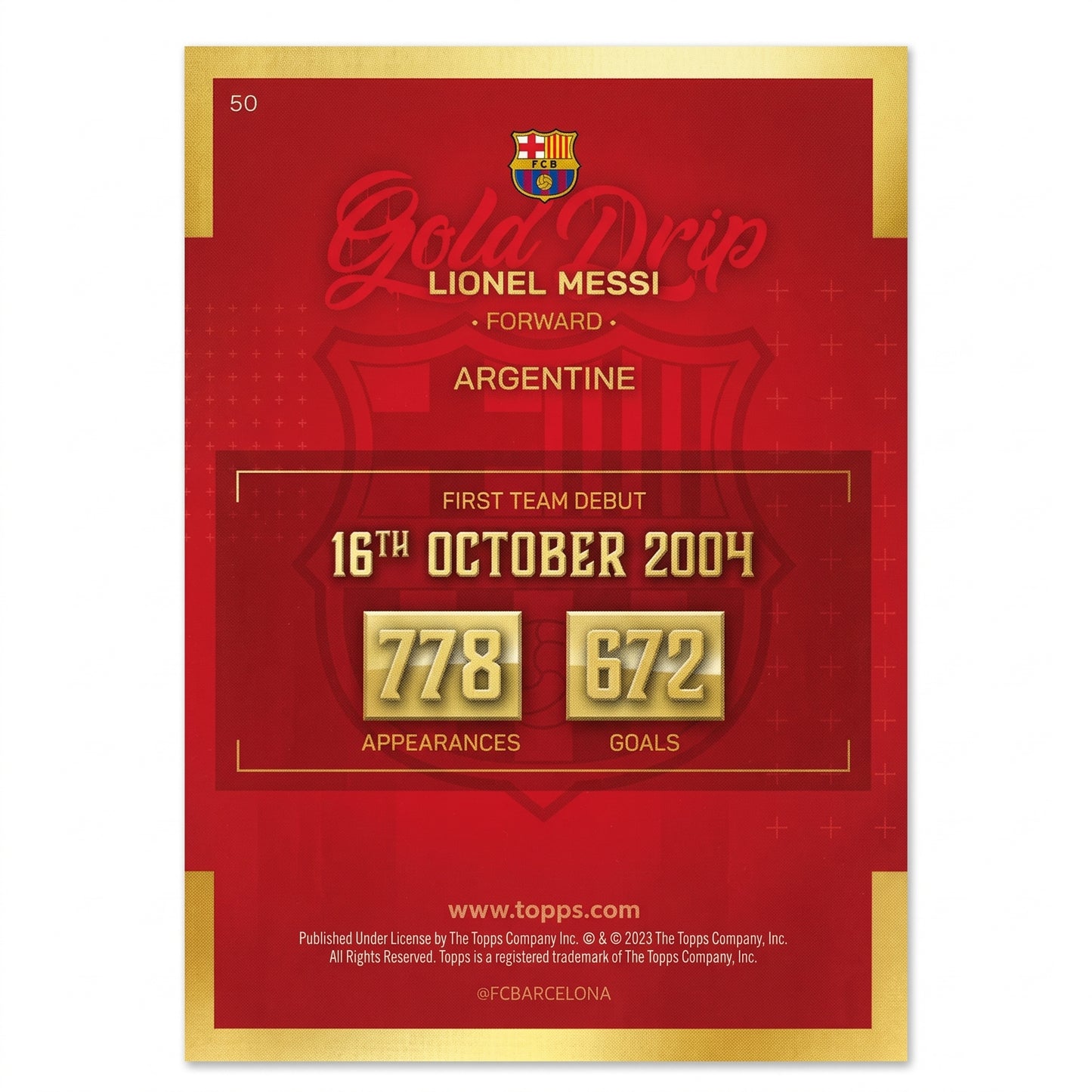 Lionel Messi | Procards | PCS-094 | foto 2