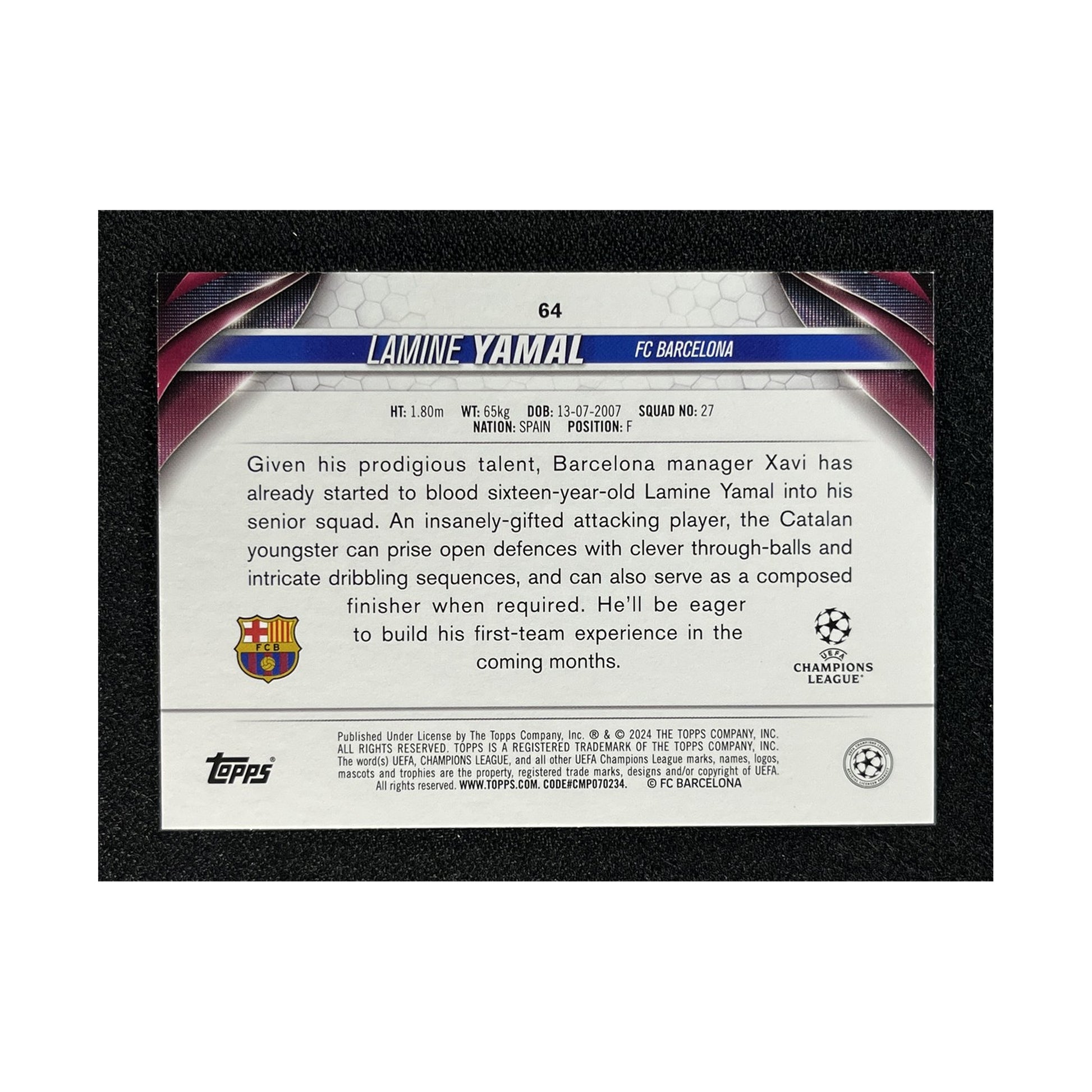 Lamine Yamal | Procards | PCS-135 | foto 2