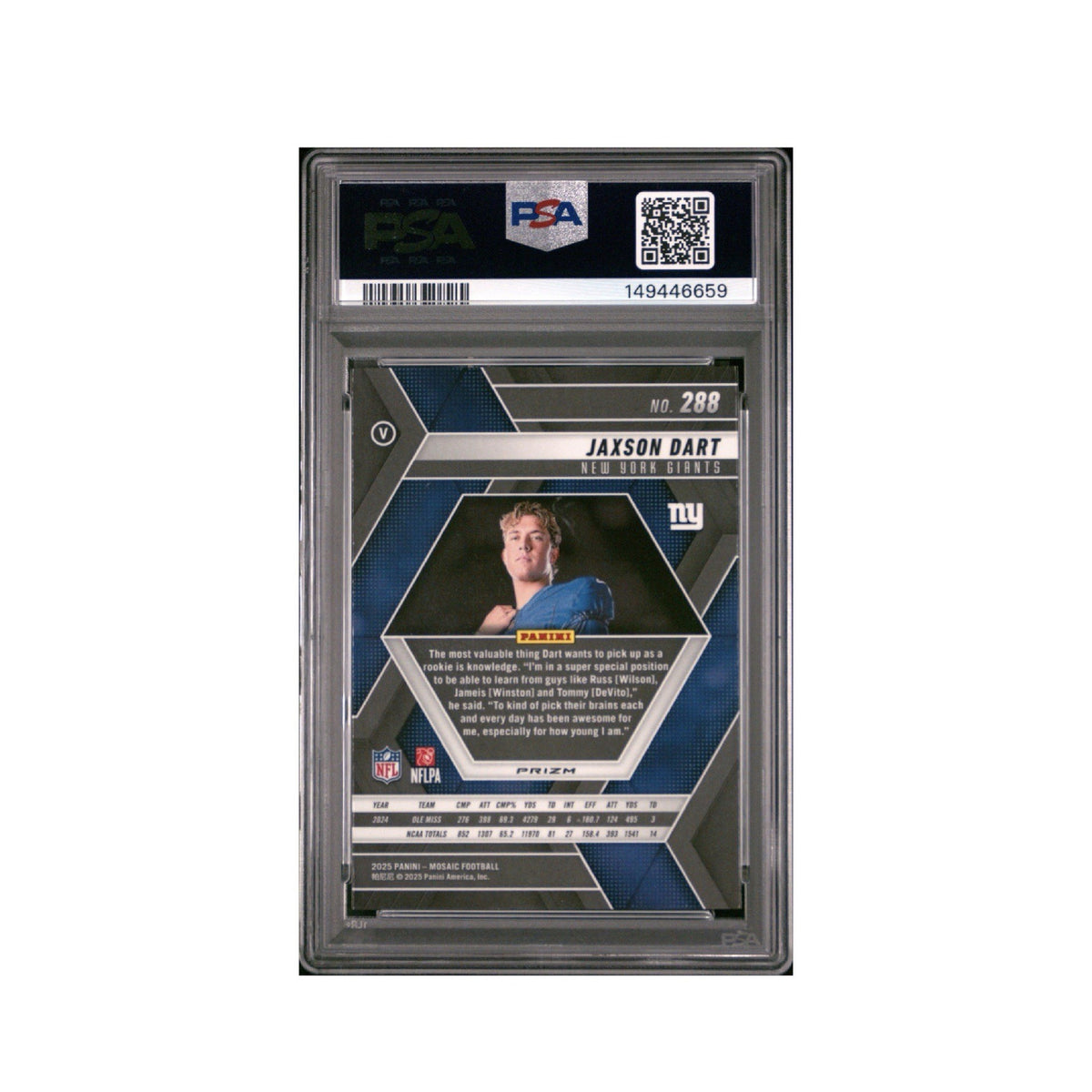 Jaxson Dart | Procards | PCS-154 | foto 2