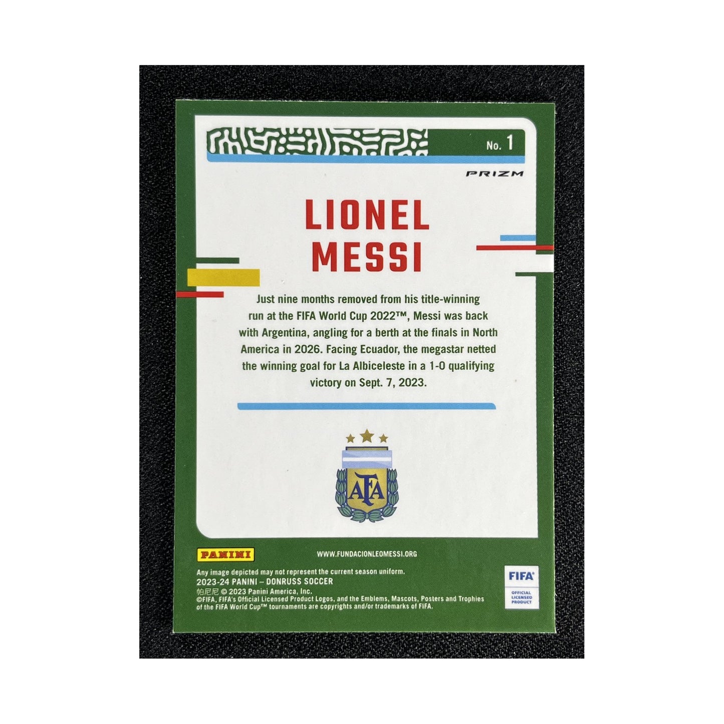 Lionel Messi | Procards | PCS-168 | foto 2
