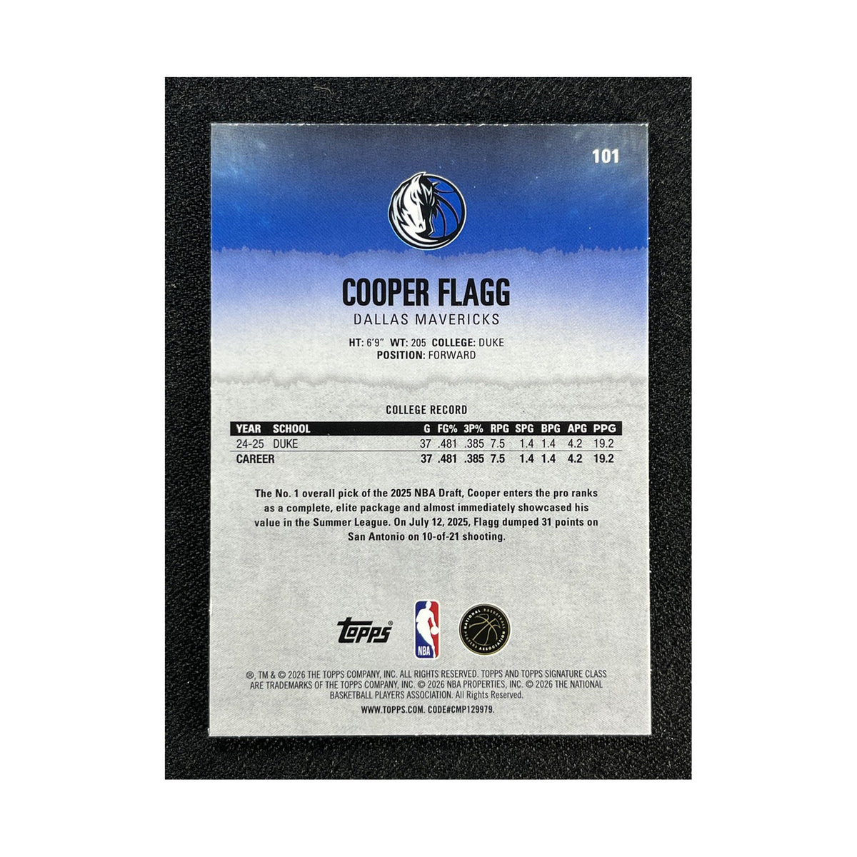 Cooper Flagg | Procards | PCS-178 | foto 2
