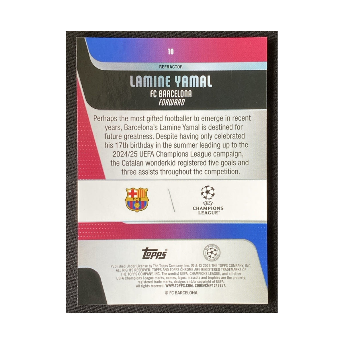 Lamine Yamal | Procards | PCS-226 | foto 2
