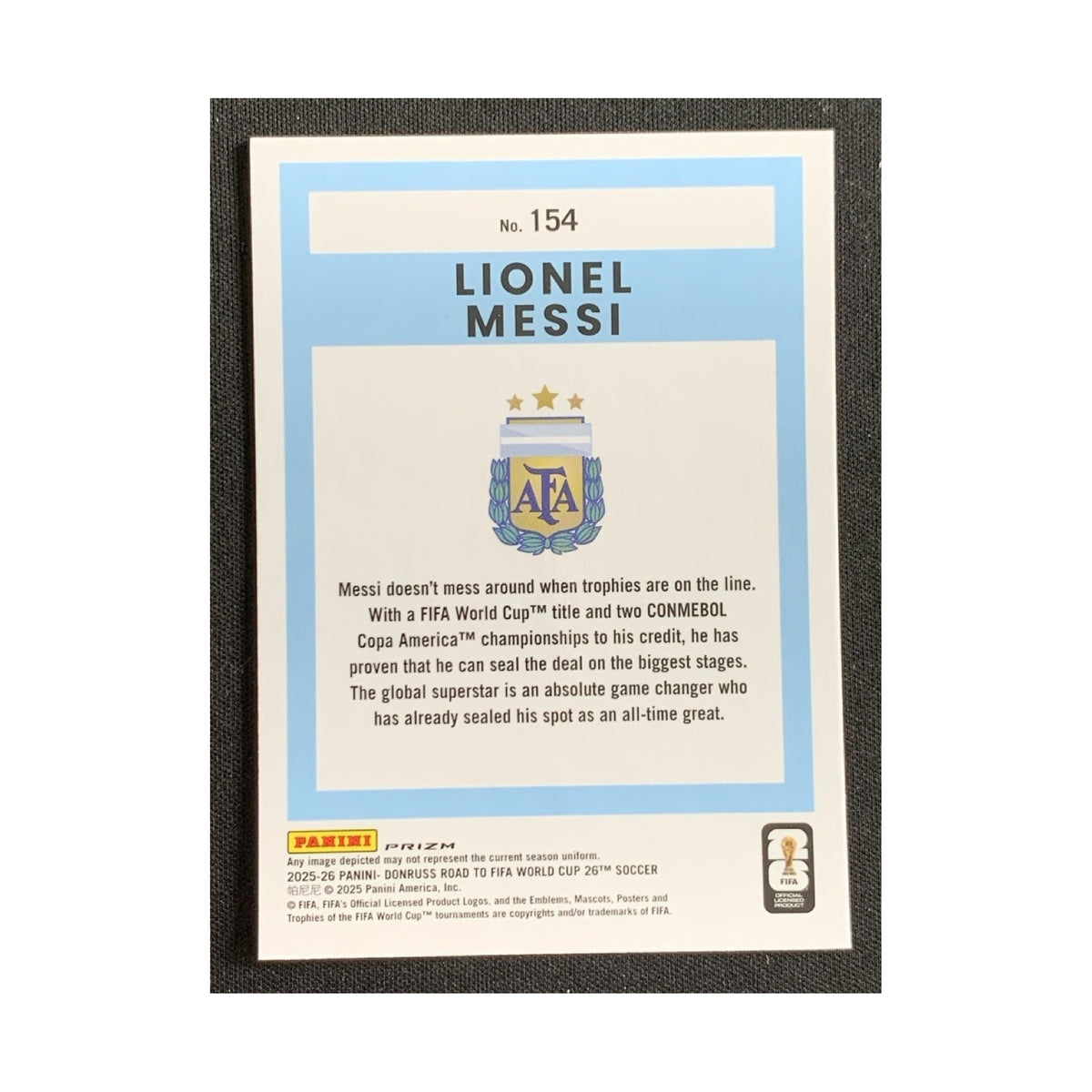 Lionel Messi | Procards | PCS-231 | foto 2