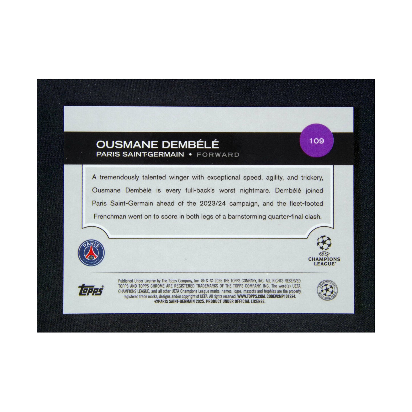Ousmane Dembélé | Procards | PCS-271 | foto 2