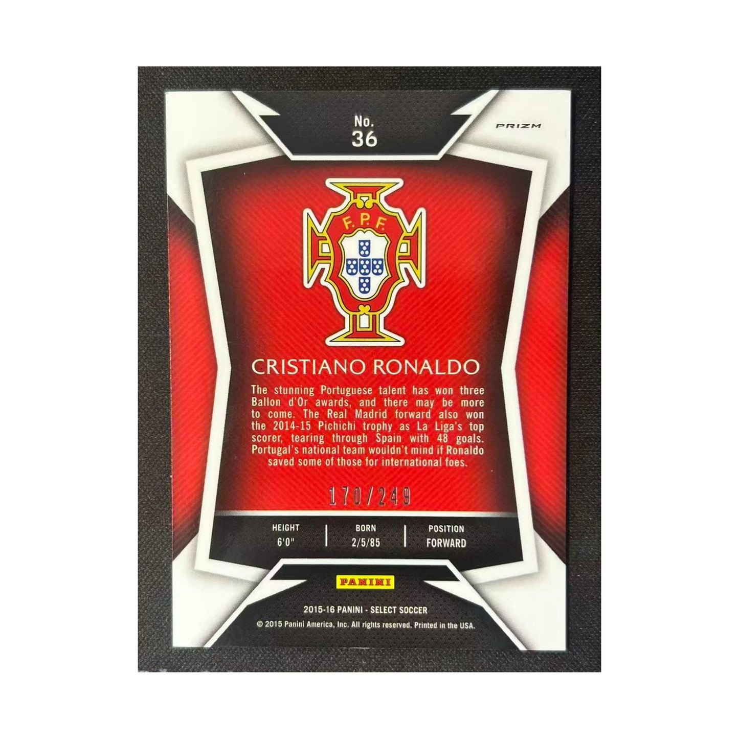 Cristiano Ronaldo | Procards | PCS-278 | foto 2