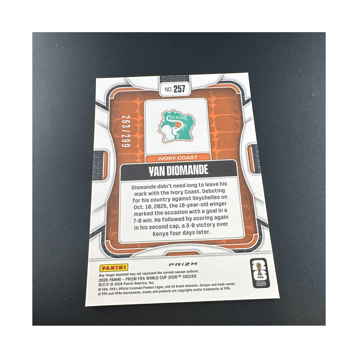 Yan Diomande | Procards | PCS-287 | foto 2