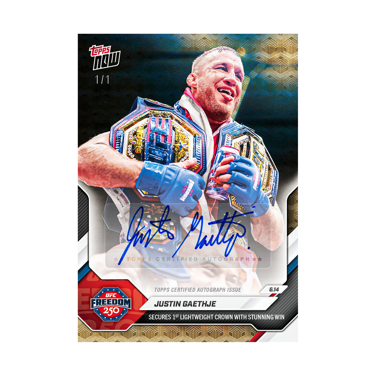 Justin Gaethje | Procards | PCS-302 | foto 2