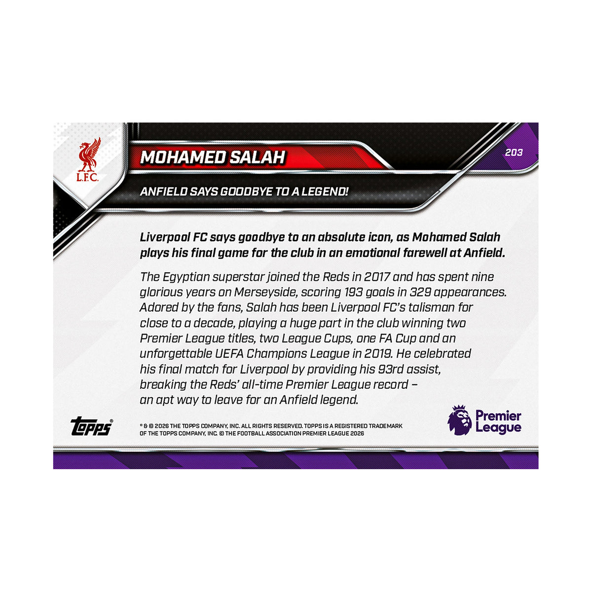 Mohamed Salah | Procards | PCS-314 | foto 8