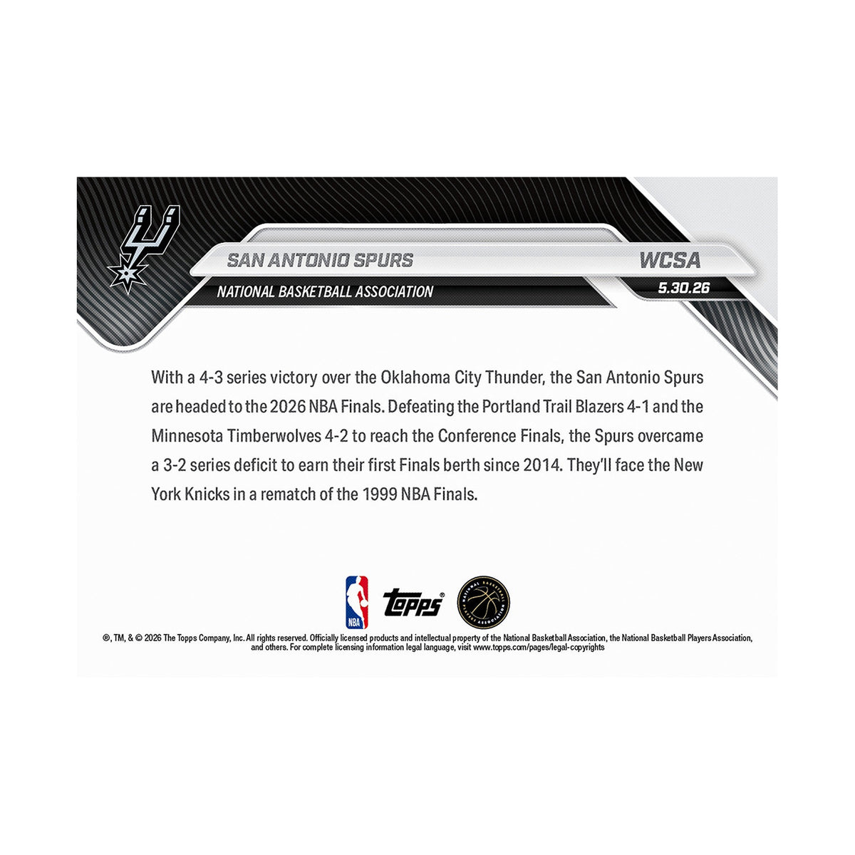 San Antonio Spurs | Procards | PCS-333 | foto 6