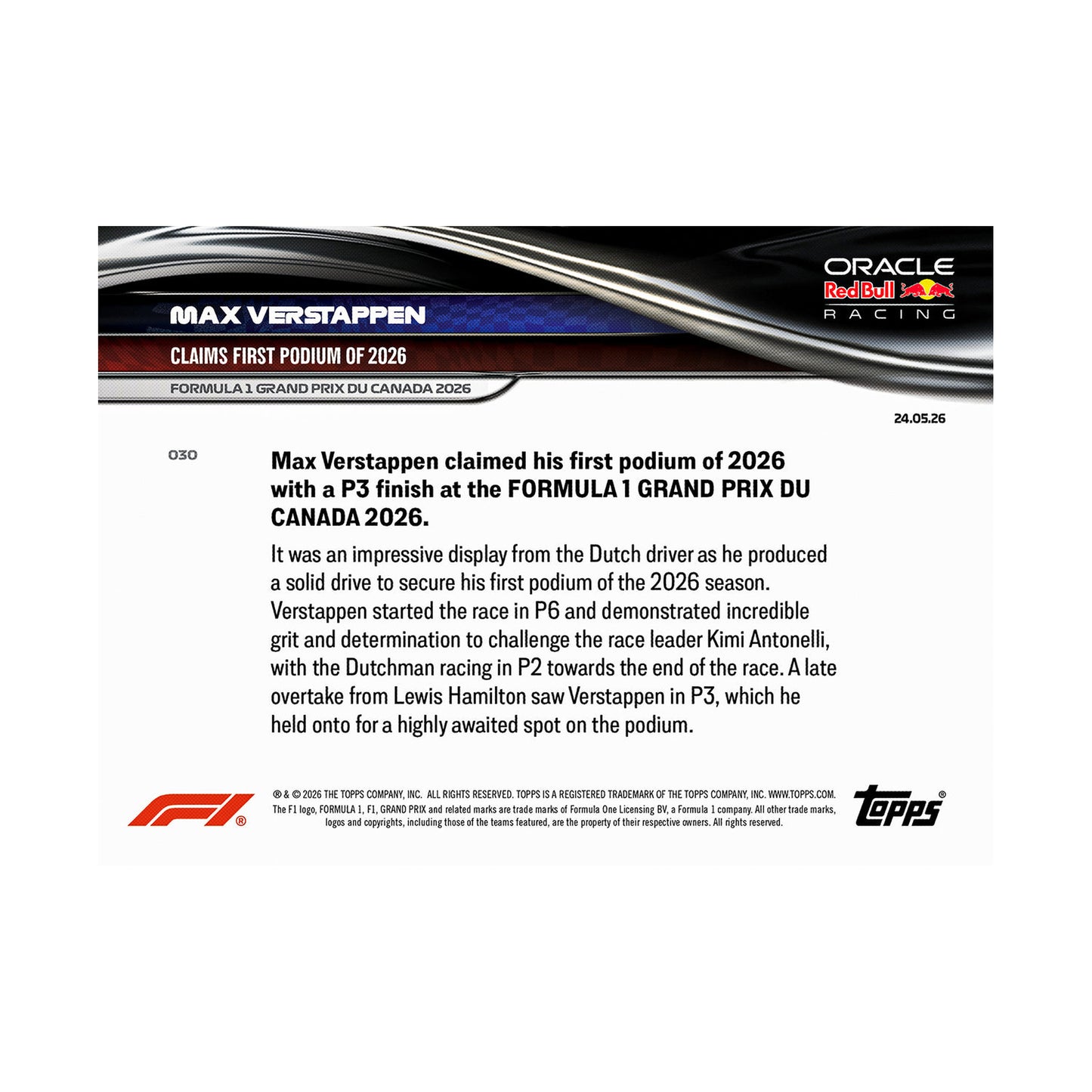 Max Verstappen | Procards | PCS-334 | foto 7