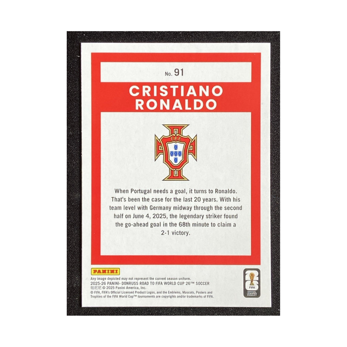 Cristiano Ronaldo | Procards | PCS-367 | foto 2