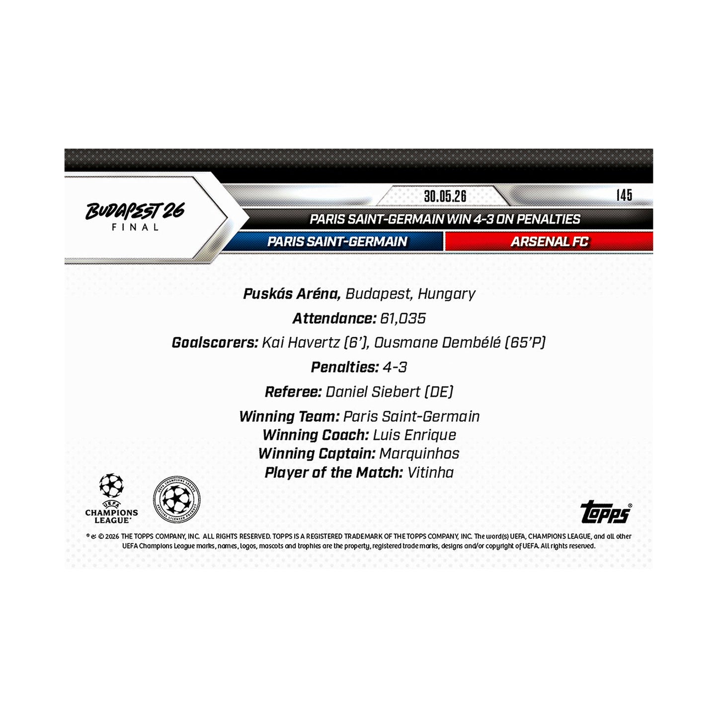 UEFA Champions League Final | Procards | PCS-389 | foto 6