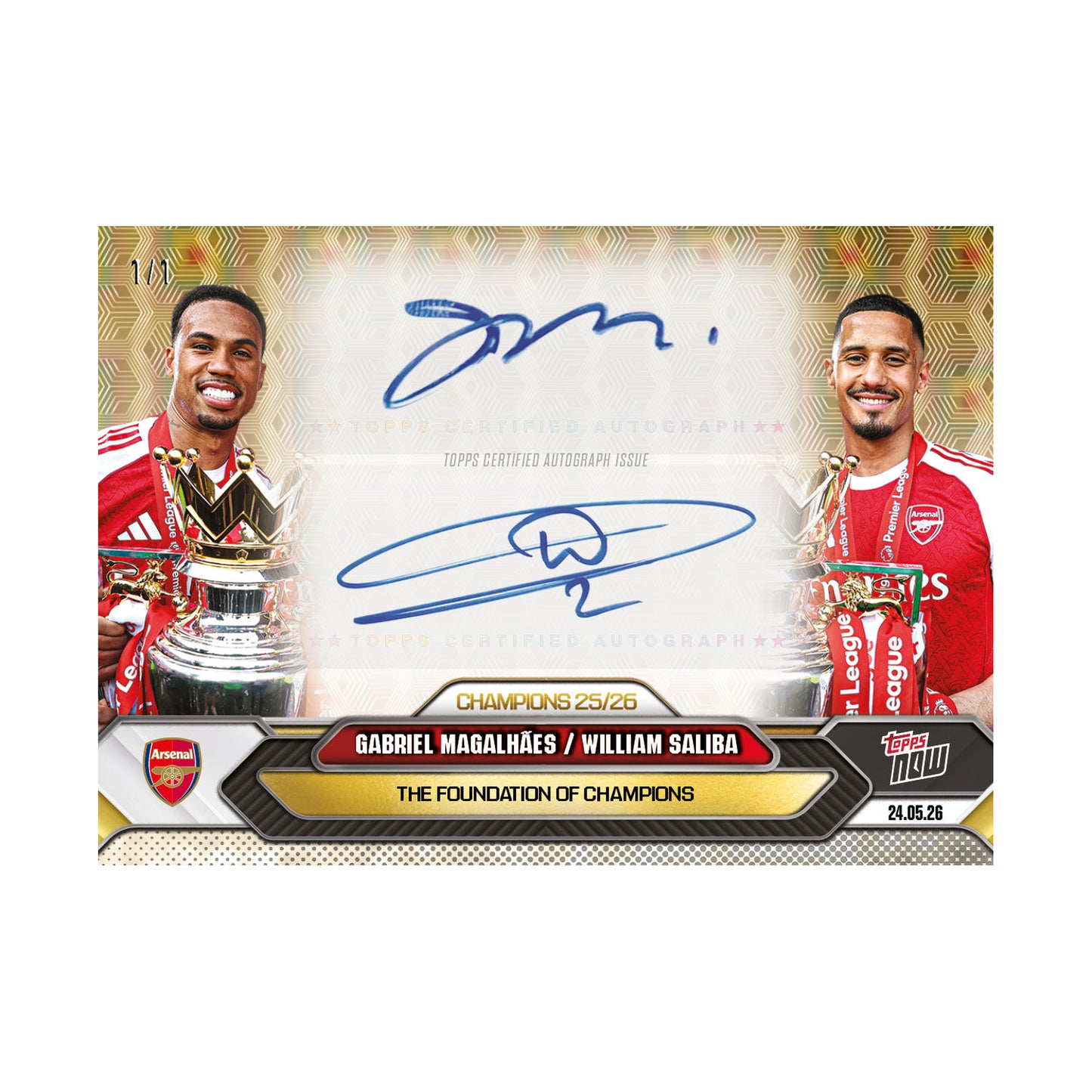 Gabriel Magalhães + William Saliba | Procards | PCS-392 | foto 2