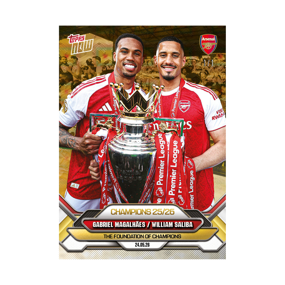Gabriel Magalhães + William Saliba | Procards | PCS-392 | foto 3