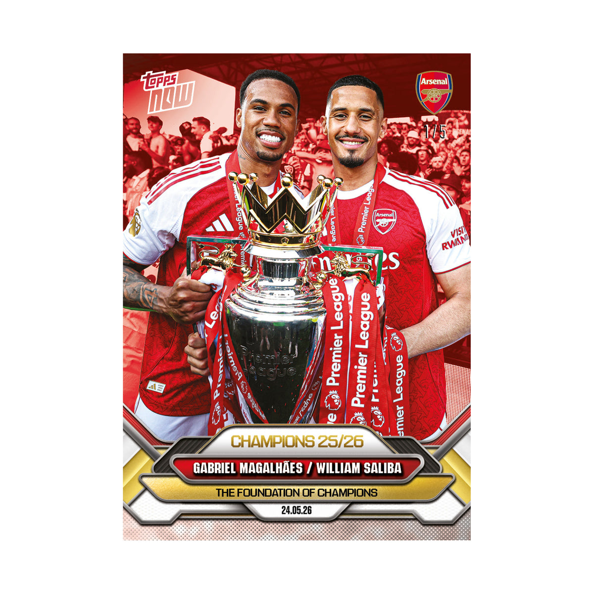 Gabriel Magalhães + William Saliba | Procards | PCS-392 | foto 4