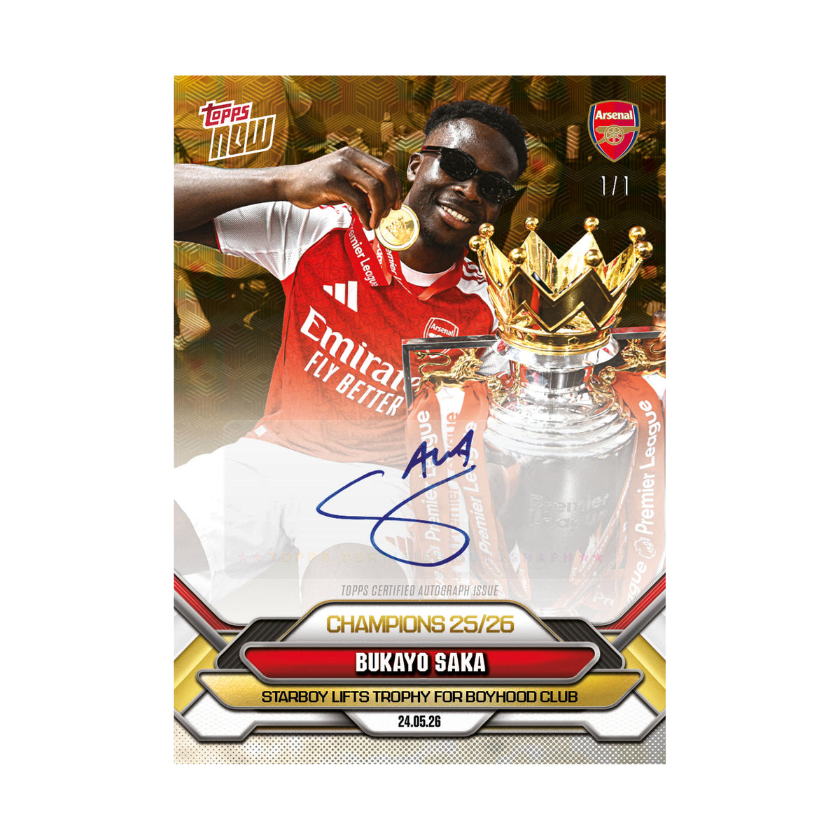 Bukayo Saka | Procards | PCS-397 | foto 2