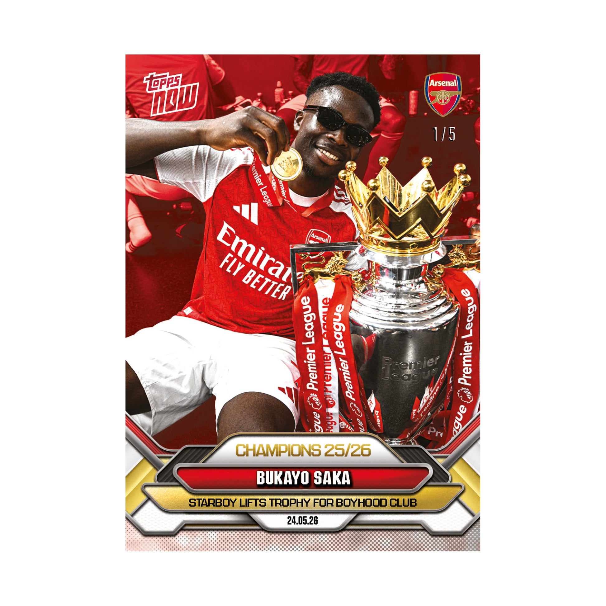 Bukayo Saka | Procards | PCS-397 | foto 4