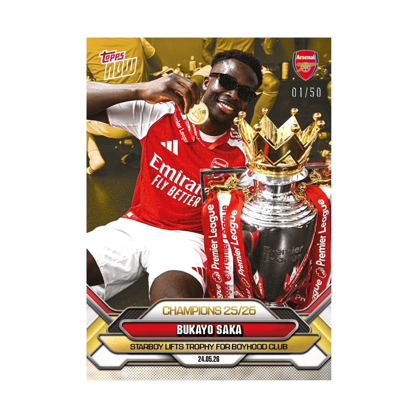 Bukayo Saka | Procards | PCS-397 | foto 7