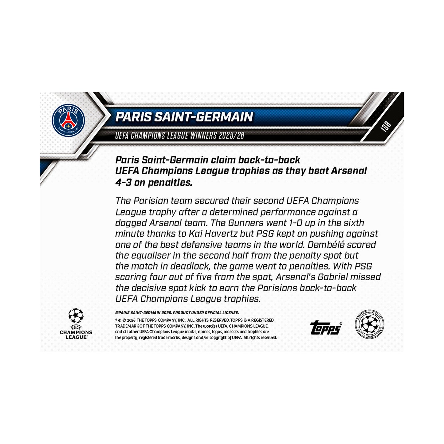 Paris Saint-Germain | Procards | PCS-403 | foto 9