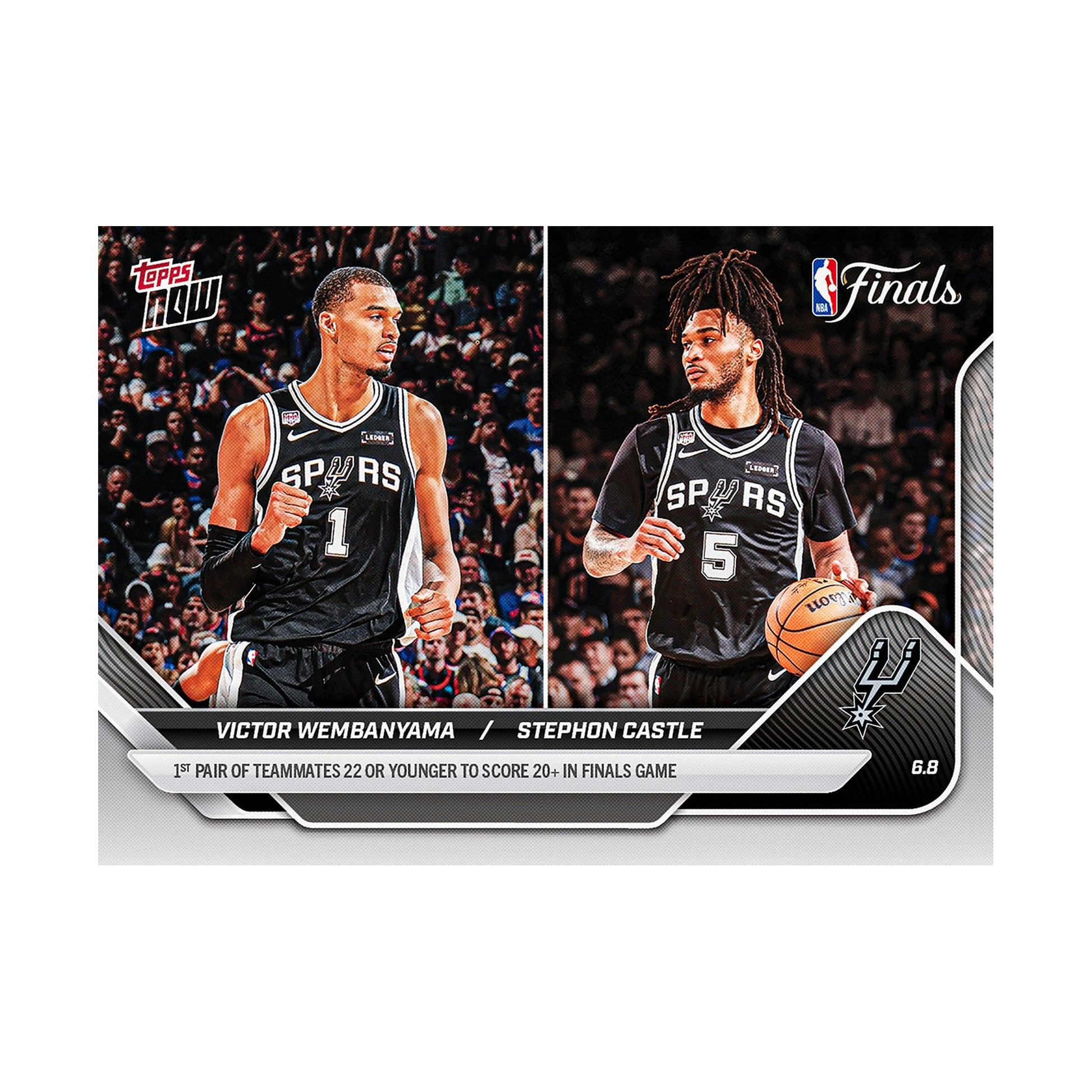 Victor Wembanyama + Stephon Castle | Procards | PCS-404 | foto 1