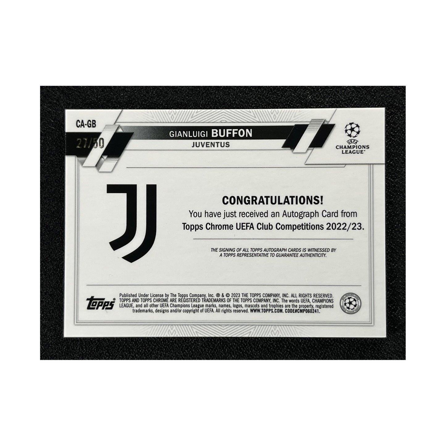 Gianluigi Buffon | Procards | PCS-450 | foto 2