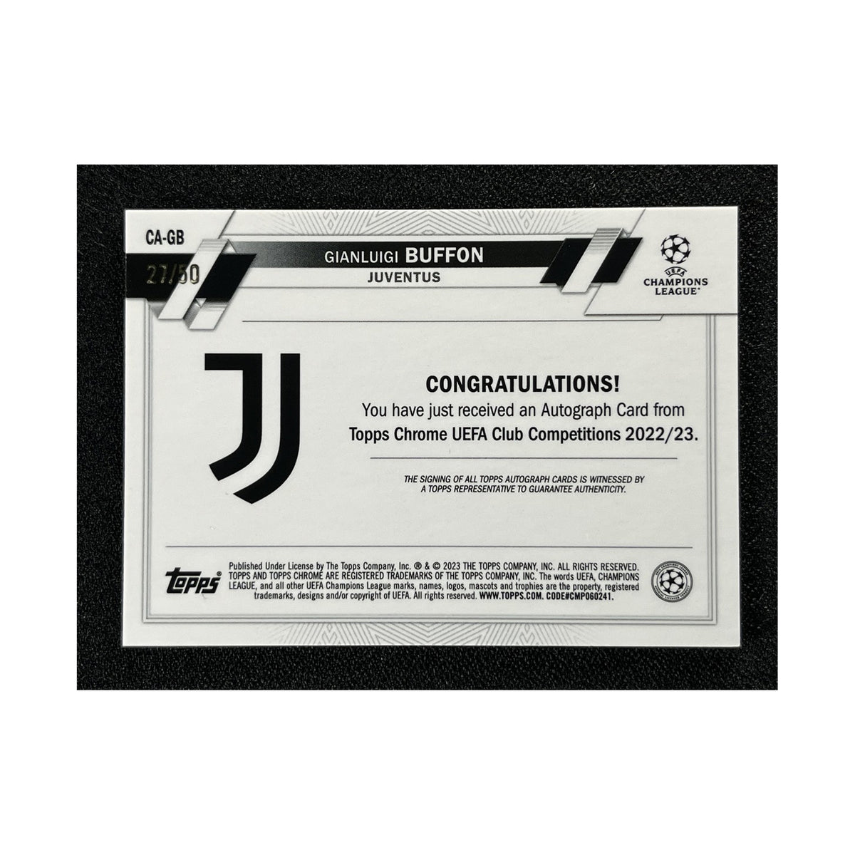 Gianluigi Buffon | Procards | PCS-450 | foto 2