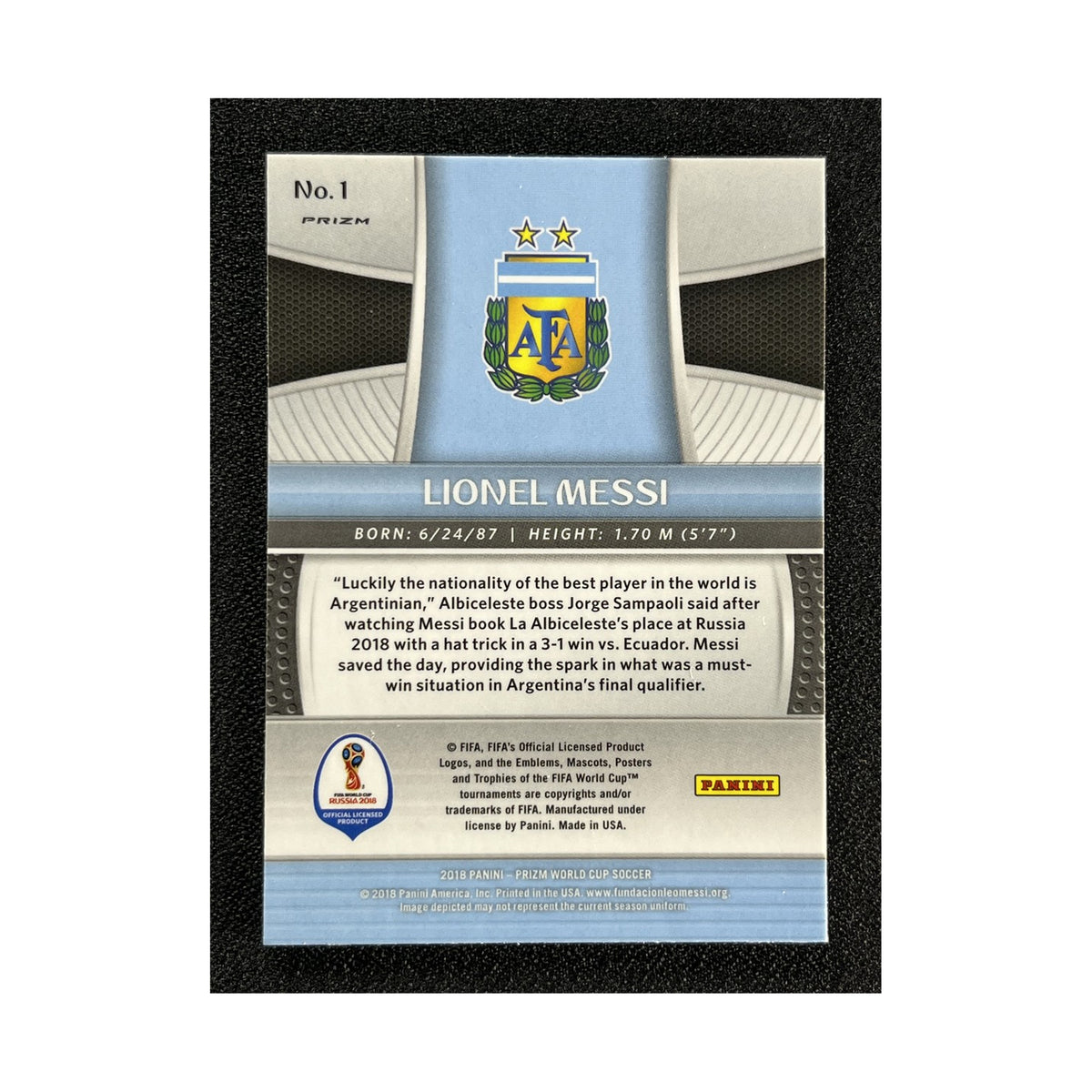 Lionel Messi | Procards | PCS-452 | foto 2