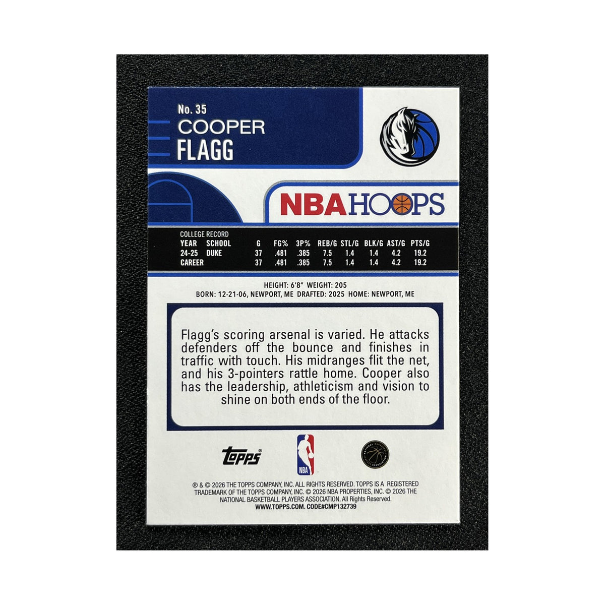 Cooper Flagg | Procards | PCS-511 | foto 2