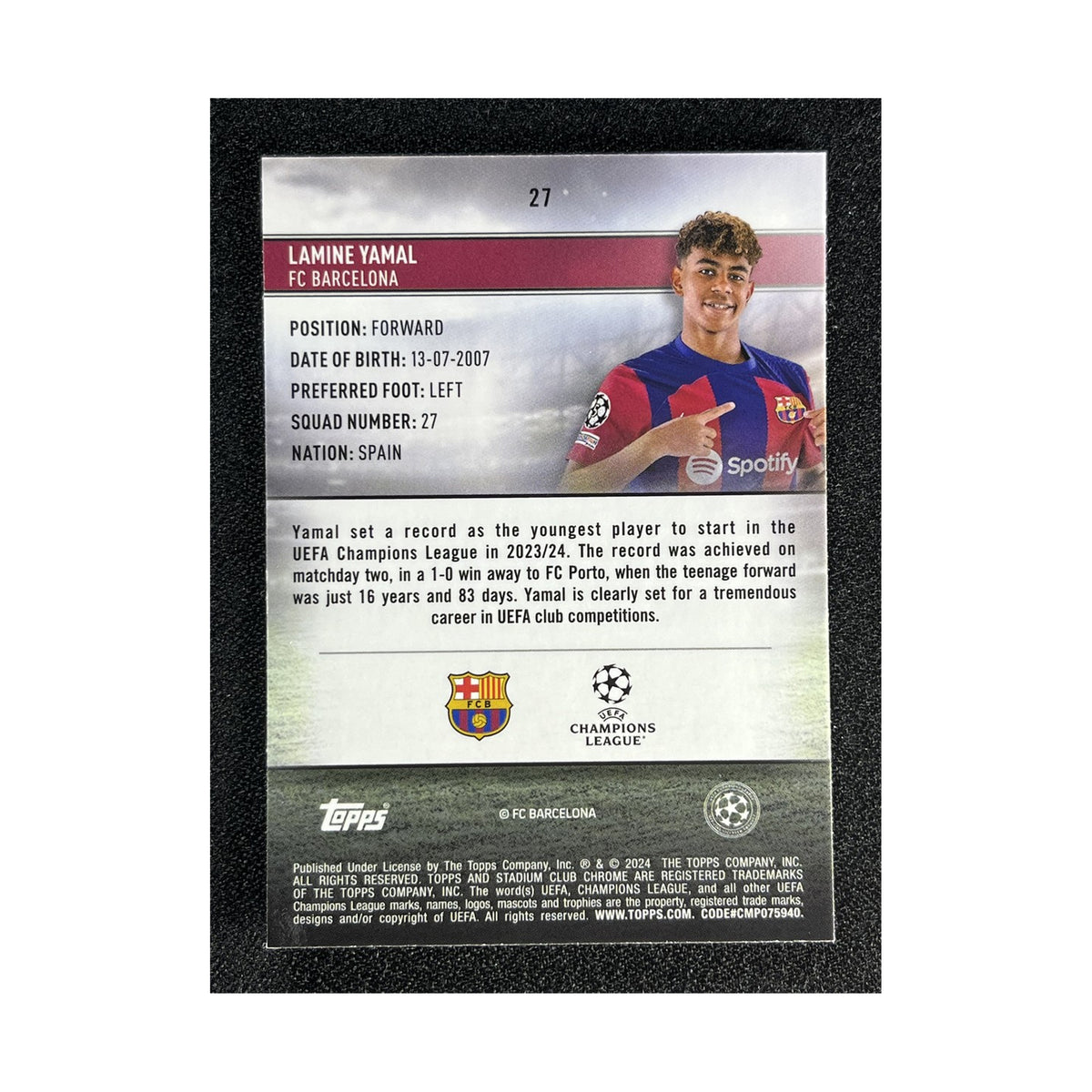 Lamine Yamal | Procards | PCS-529 | foto 2